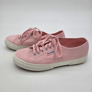 Superga Women's Pink Canvas Sneakers